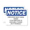 Signmission Employees Must Wash Hands If No Employee, 10 in W x Rectangle, Plastic OS-2PACK-NS-P-710-L-11973 - alternate 1